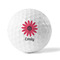 Daisies Golf Balls - Generic - Set of 12 - FRONT
