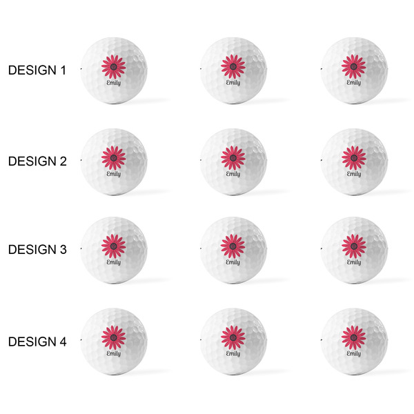 Daisies Golf Balls - Titleist - Set of 12 - APPROVAL