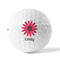 Daisies Golf Balls - Titleist - Set of 3 - FRONT