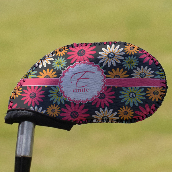 Custom Daisies Golf Club Iron Cover (Personalized)