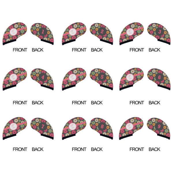 Daisies Golf Club Covers - APPROVAL (set of 9)