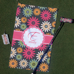 Daisies Golf Towel Gift Set (Personalized)