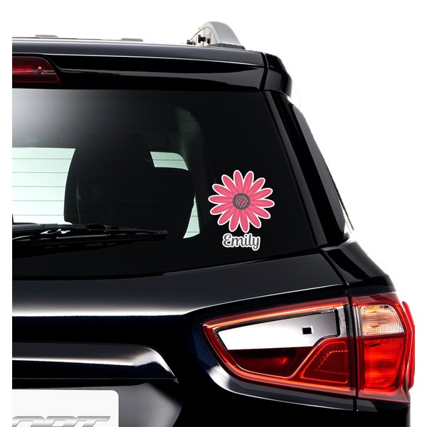 Daisies Graphic Car Decal (On Car Window)
