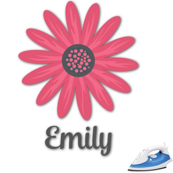 Custom Daisies Graphic Iron On Transfer - Up to 4.5"x4.5" (Personalized)