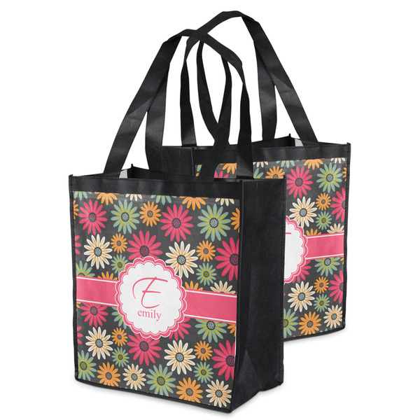 Daisies Grocery Bag - MAIN