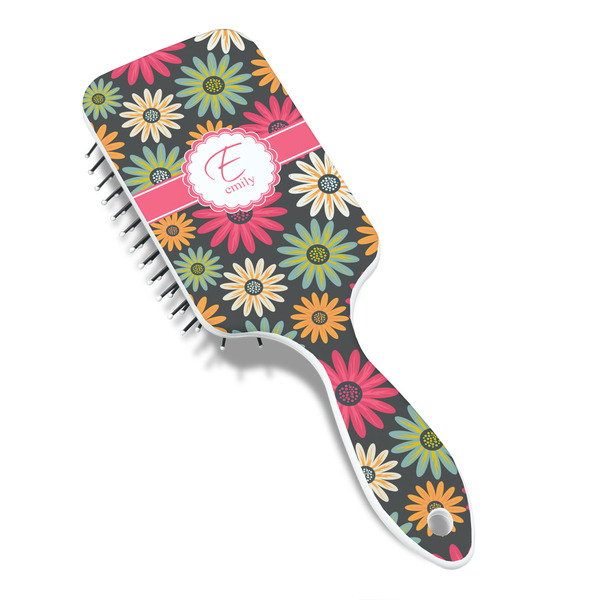 Daisies Hair Brush - Angle View
