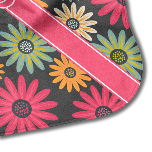 Daisies Hooded Baby Towel- Detail Corner