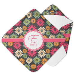 Daisies Hooded Baby Towel (Personalized)
