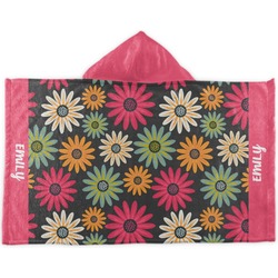 Daisies Kids Hooded Towel (Personalized)