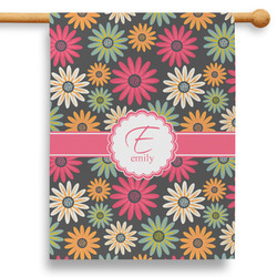 Daisies 28" House Flag (Personalized)