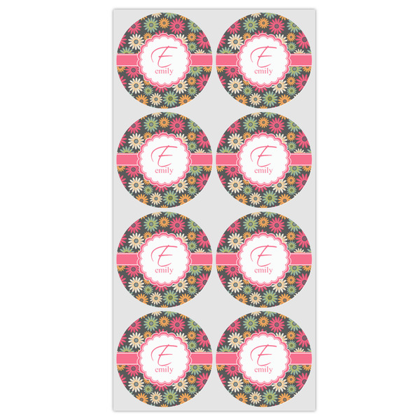 Daisies Icing Circle - Medium - Set of 8