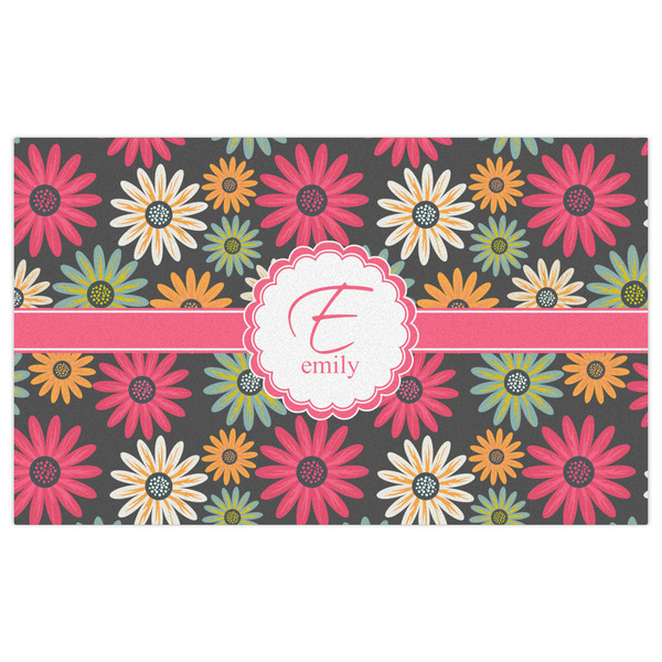 Daisies Indoor / Outdoor Rug - 3'x5' - Front Flat