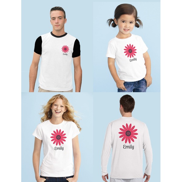 Daisies Iron-On Sizing on Shirts