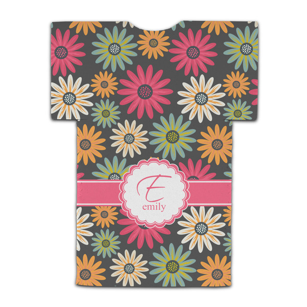 Daisies Jersey Bottle Cooler - BACK (flat)