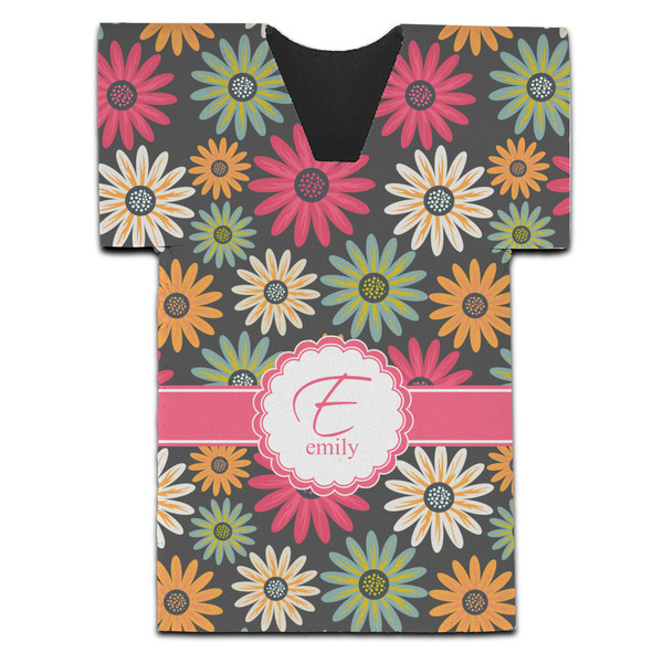 Custom Daisies Jersey Bottle Cooler (Personalized)