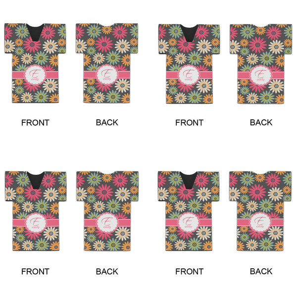 Daisies Jersey Bottle Cooler - Set of 4 - APPROVAL