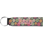 Daisies Neoprene Keychain Fob (Personalized)