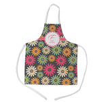 Daisies Kid's Apron w/ Name and Initial