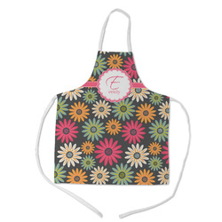 Daisies Kid's Apron w/ Name and Initial