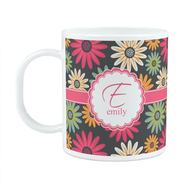 Custom Daisies Plastic Kids Mug (Personalized)