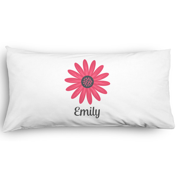 Custom Daisies Pillow Case - King - Graphic (Personalized)