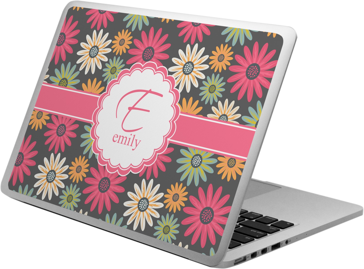 Custom Daisies Laptop Skin Custom Sized (Personalized) YouCustomizeIt