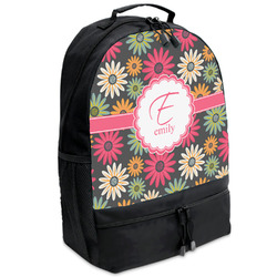 Daisies Backpacks - Black (Personalized)