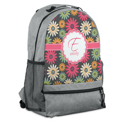Daisies Backpack - Grey (Personalized)
