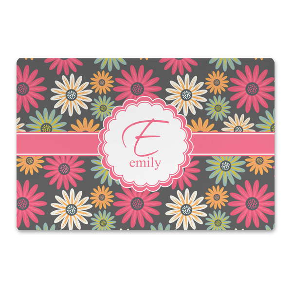Custom Daisies Large Rectangle Car Magnet (Personalized)