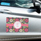 Daisies Large Rectangle Car Magnets- In Context