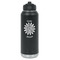 Daisies Laser Engraved Water Bottles - Front View
