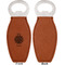 Daisies Leather Bar Bottle Opener - Front and Back (single sided)