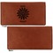 Daisies Leather Checkbook Holder Front and Back Single Sided - Apvl