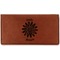 Daisies Leather Checkbook Holder - Main
