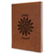 Daisies Leatherette Journal - Large - Single Sided - Angle View