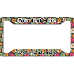 Daisies License Plate Frame - Style A (Personalized)