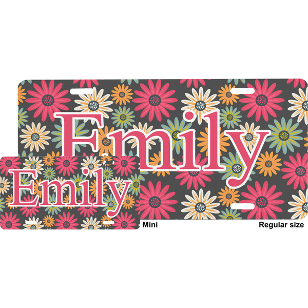 Daisies License Plate (Sizes)