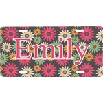 Daisies Front License Plate (Personalized)