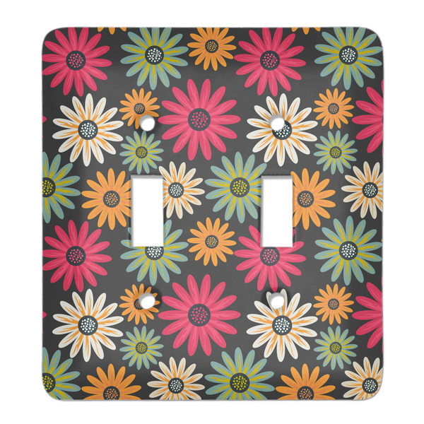 Custom Daisies Light Switch Cover (2 Toggle Plate)