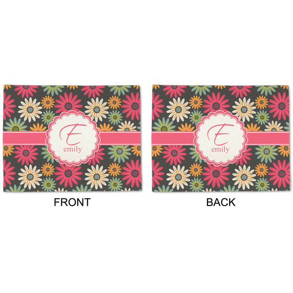 Daisies Linen Placemat - APPROVAL (double sided)