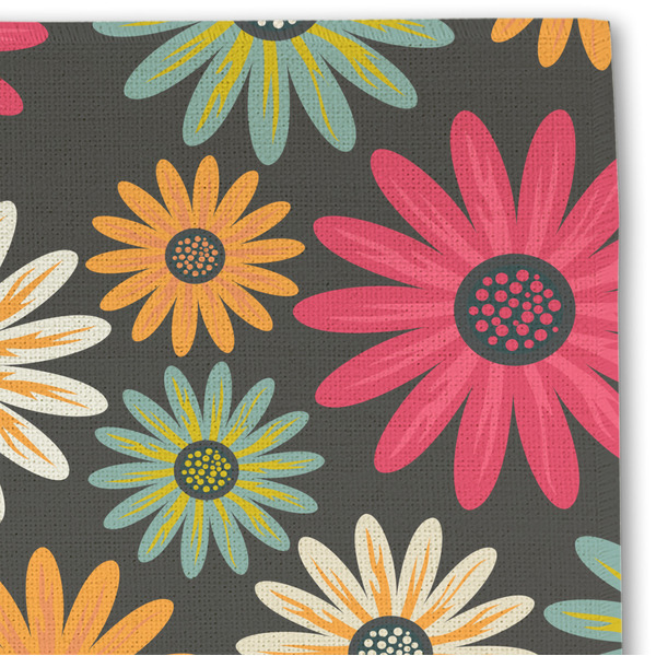 Daisies Linen Placemat - DETAIL