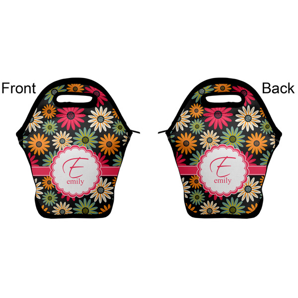 Daisies Lunch Bag - Front and Back