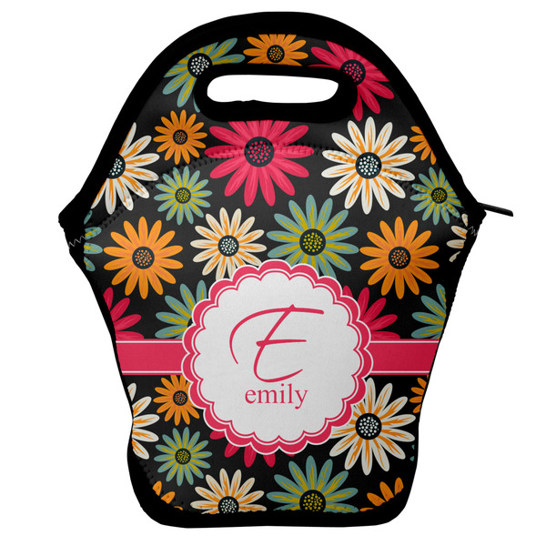 Custom Daisies Lunch Bag w/ Name and Initial
