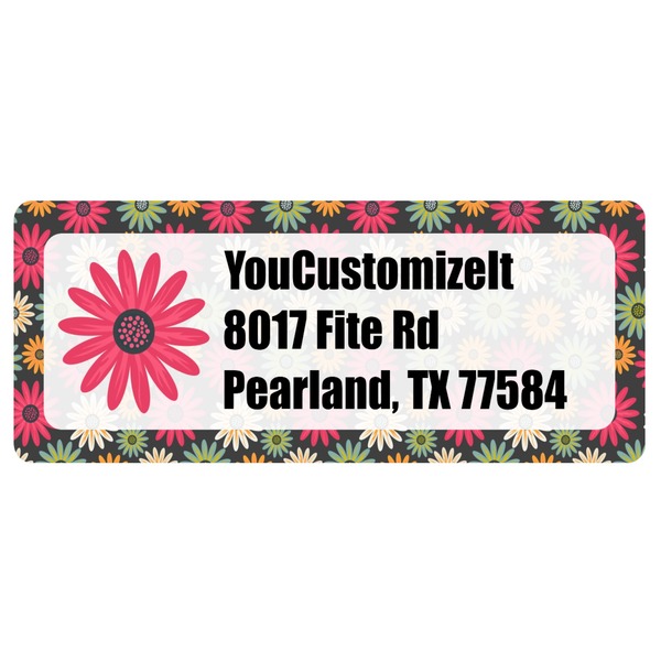 Custom Daisies Return Address Labels (Personalized)