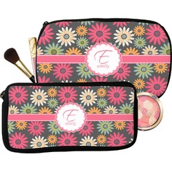 Daisies Makeup / Cosmetic Bag (Personalized)