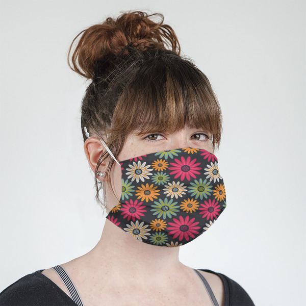 Daisies Mask - Quarter View on Girl