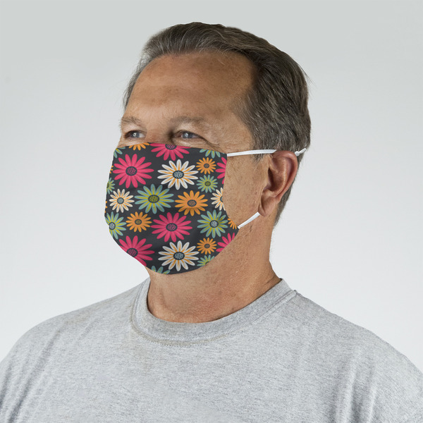 Daisies Mask - Quarter View on Guy
