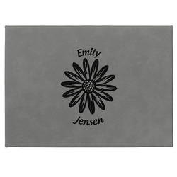 Daisies Medium Gift Box w/ Engraved Leather Lid (Personalized)