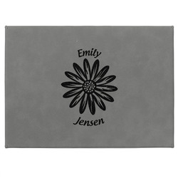 Daisies Medium Gift Box w/ Engraved Leather Lid (Personalized)