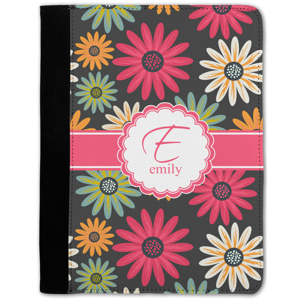 Custom Daisies Notebook Padfolio w/ Name and Initial